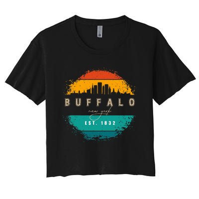 City Of Buffalo New York Women's Crop Top Tee