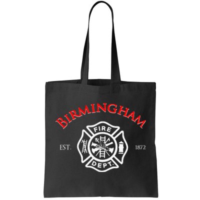 City Of Birmingham Fire Rescue Alabama Firefighter Tote Bag