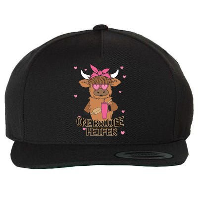 Cute One Boujee Heifer Wool Snapback Cap