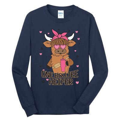 Cute One Boujee Heifer Tall Long Sleeve T-Shirt