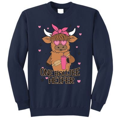 Cute One Boujee Heifer Tall Sweatshirt