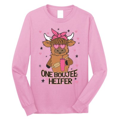 Cute One Boujee Heifer Long Sleeve Shirt