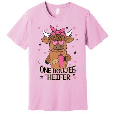 Cute One Boujee Heifer Premium T-Shirt