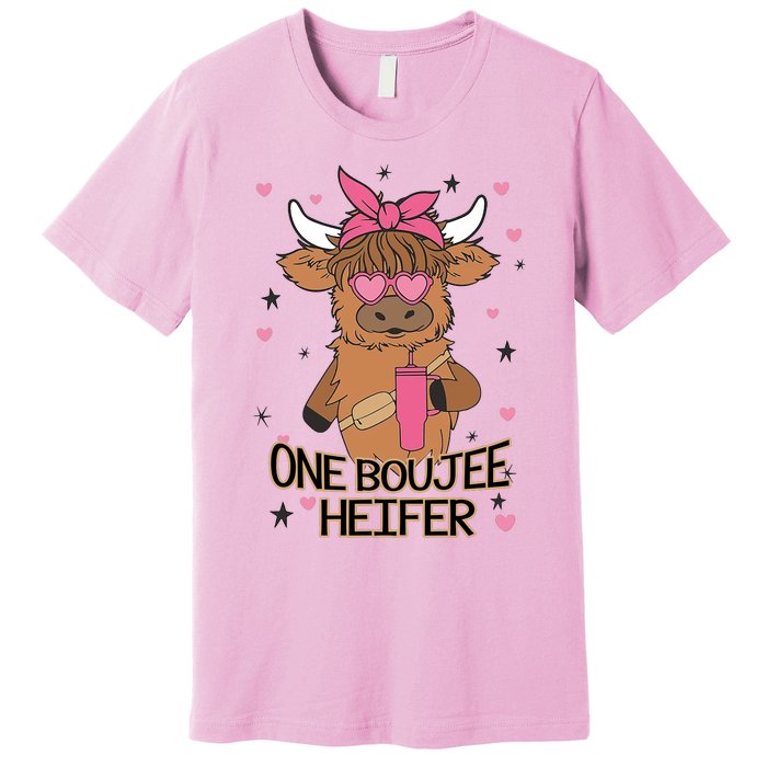 Cute One Boujee Heifer Premium T-Shirt