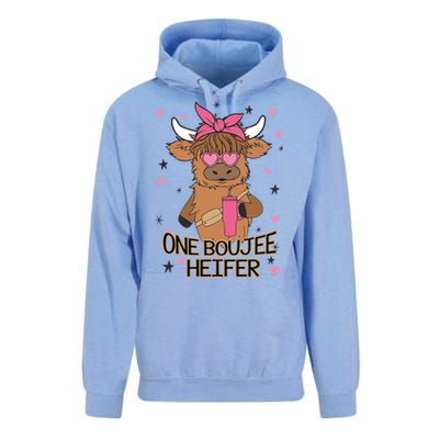 Cute One Boujee Heifer Unisex Surf Hoodie