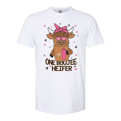 Cute One Boujee Heifer Softstyle CVC T-Shirt