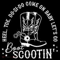 Come On Baby LetS Go Boot Scootin Boogie Drawstring Bag