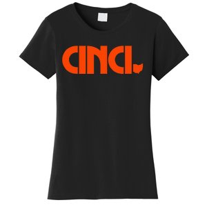 Cinci Ohio Bold Orange Women's T-Shirt