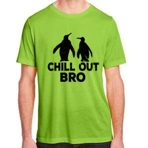 Chill Out Bro Penguin Gift Funny Animal Xmas Cool Penguin Pj Funny Gift Adult ChromaSoft Performance T-Shirt