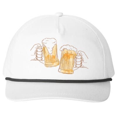 Cheers Oktoberfest Beer Hands Snapback Five-Panel Rope Hat