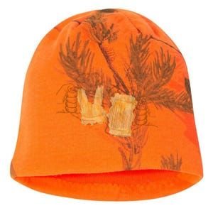 Cheers Oktoberfest Beer Hands Kati - Camo Knit Beanie