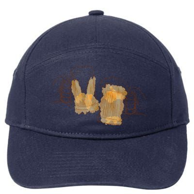 Cheers Oktoberfest Beer Hands 7-Panel Snapback Hat