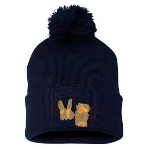 Cheers Oktoberfest Beer Hands Pom Pom 12in Knit Beanie