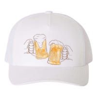 Cheers Oktoberfest Beer Hands Yupoong Adult 5-Panel Trucker Hat