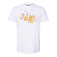 Cheers Oktoberfest Beer Hands Softstyle CVC T-Shirt