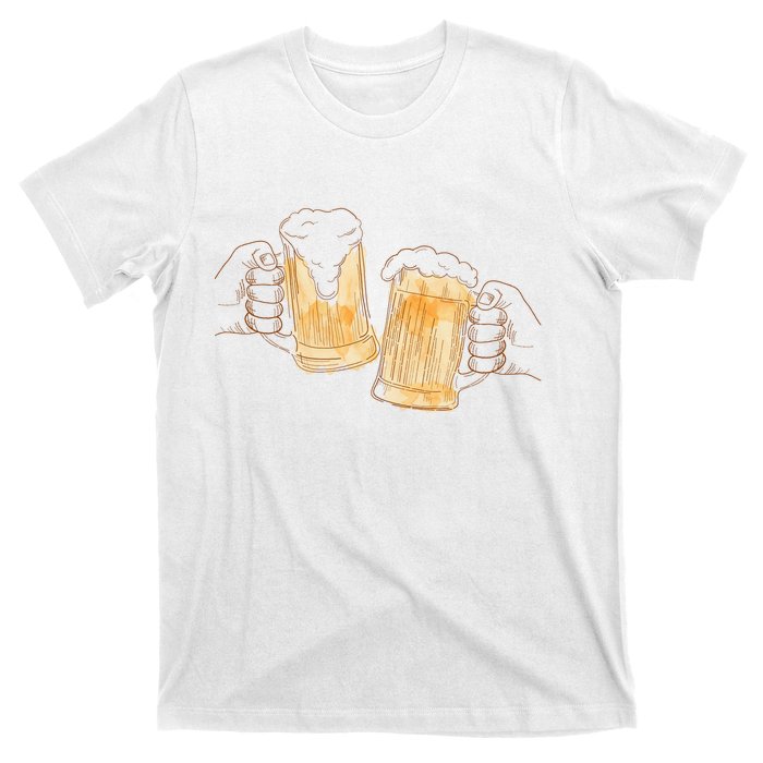 Cheers Oktoberfest Beer Hands T-Shirt