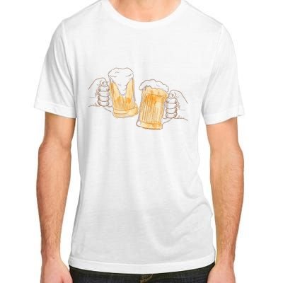 Cheers Oktoberfest Beer Hands Adult ChromaSoft Performance T-Shirt