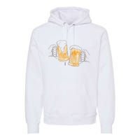 Cheers Oktoberfest Beer Hands Premium Hoodie