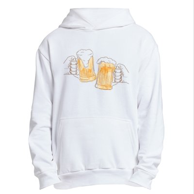 Cheers Oktoberfest Beer Hands Urban Pullover Hoodie