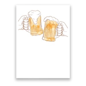 Cheers Oktoberfest Beer Hands Poster