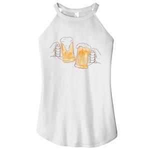 Cheers Oktoberfest Beer Hands Women's Perfect Tri Rocker Tank