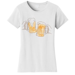 Cheers Oktoberfest Beer Hands Women's T-Shirt