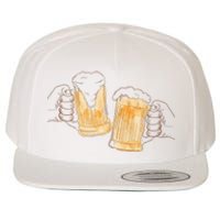 Cheers Oktoberfest Beer Hands Wool Snapback Cap