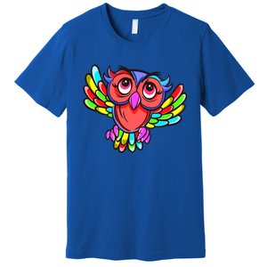 Colorful Owl Bird Lgbtq Great Gift Premium T-Shirt