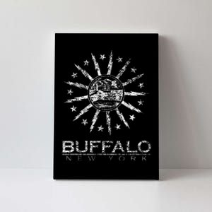 City Of Buffalo New York Flag Canvas