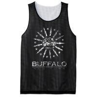 City Of Buffalo New York Flag Mesh Reversible Basketball Jersey Tank