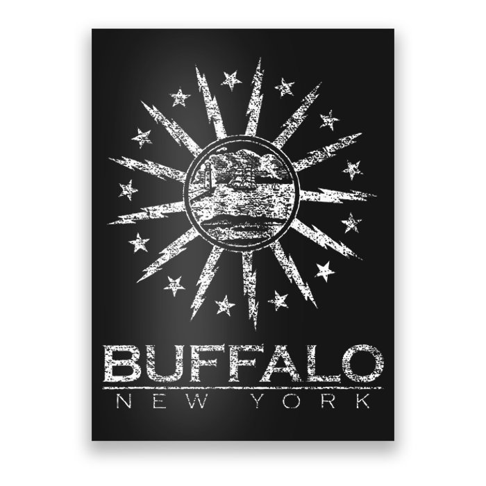 City Of Buffalo New York Flag Poster