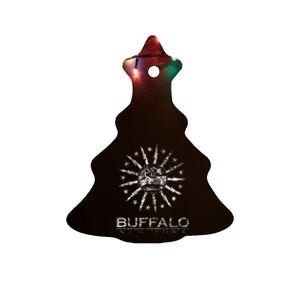 City Of Buffalo New York Flag Ceramic Tree Ornament