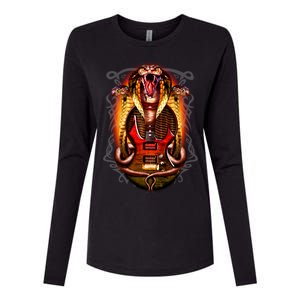 Cobra Guitar Womens Cotton Relaxed Long Sleeve T-Shirt