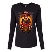 Cobra Guitar Womens Cotton Relaxed Long Sleeve T-Shirt