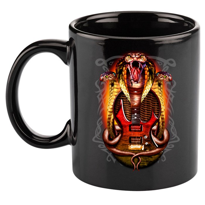 Cobra Guitar 11oz C Handle Ceramic Mug