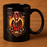 Cobra Guitar 11oz C Handle Ceramic Mug