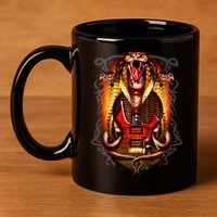 Cobra Guitar 11oz C Handle Ceramic Mug