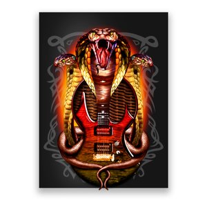 Cobra Guitar Poster