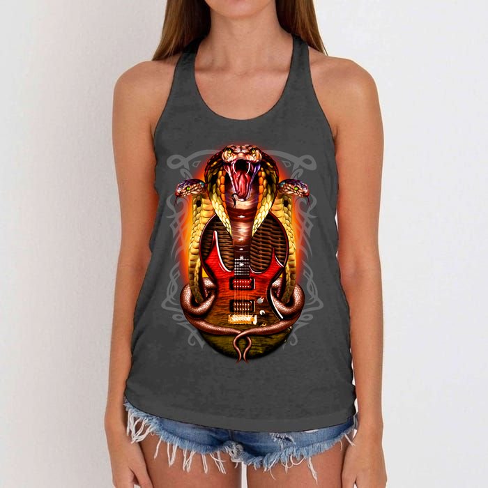 Cobra Guitar Women's Knotted Racerback Tank