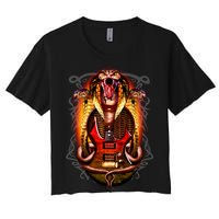 Cobra Guitar Women's Crop Top Tee