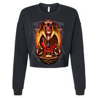 Cobra Guitar Cropped Pullover Crew