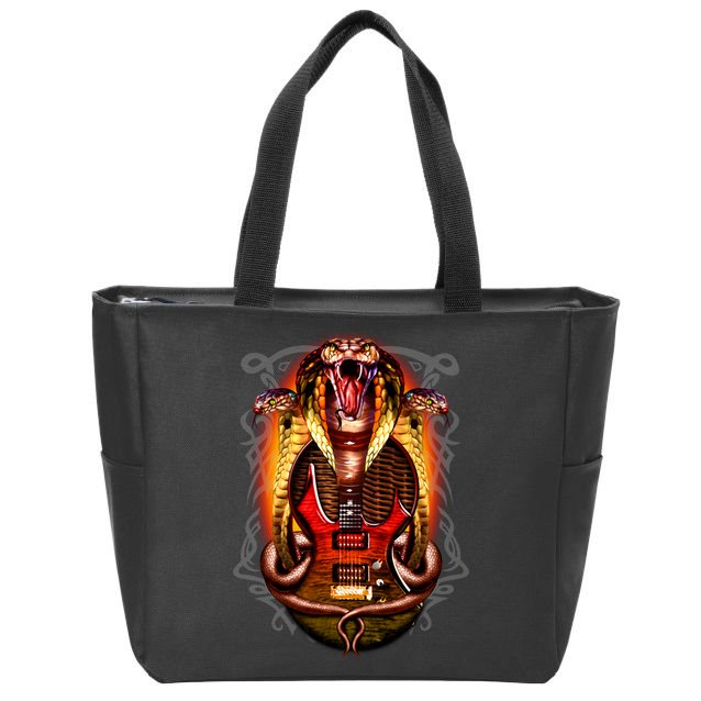 Cobra Guitar Zip Tote Bag