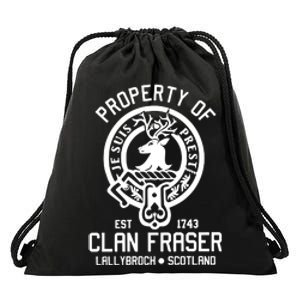 Clan Of Clan Fraser Drawstring Bag