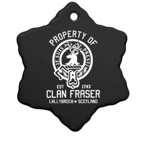 Clan Of Clan Fraser Ceramic Star Ornament