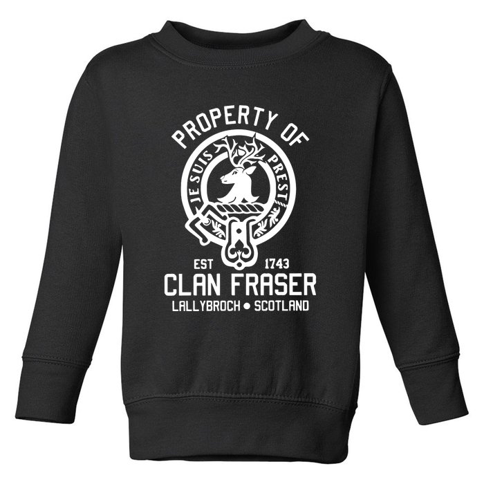 Clan Of Clan Fraser Toddler Sweatshirt