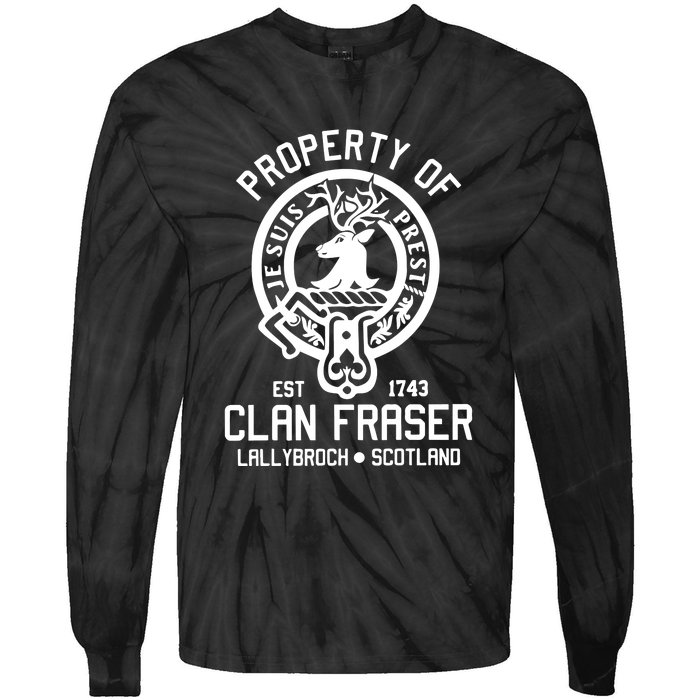 Clan Of Clan Fraser Tie-Dye Long Sleeve Shirt