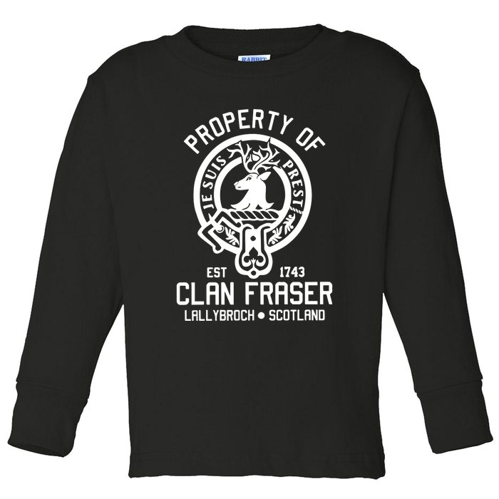 Clan Of Clan Fraser Toddler Long Sleeve Shirt