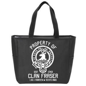 Clan Of Clan Fraser Zip Tote Bag