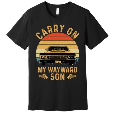 Carry On Classic Art My Wayward Funny Movie Graphic Son Premium T-Shirt