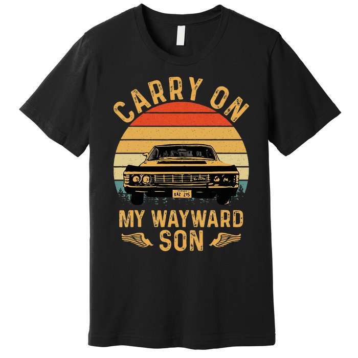 Carry On Classic Art My Wayward Funny Movie Graphic Son Premium T-Shirt